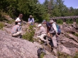 Excursion au parc de la rivière Batiscan: équipe de Jacques Cayouette
